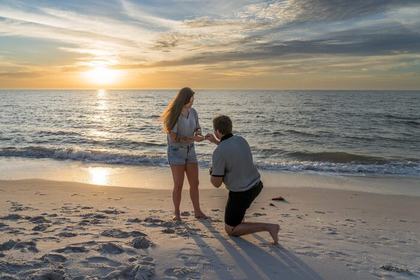 Portrait session at sunset, Naples Florida